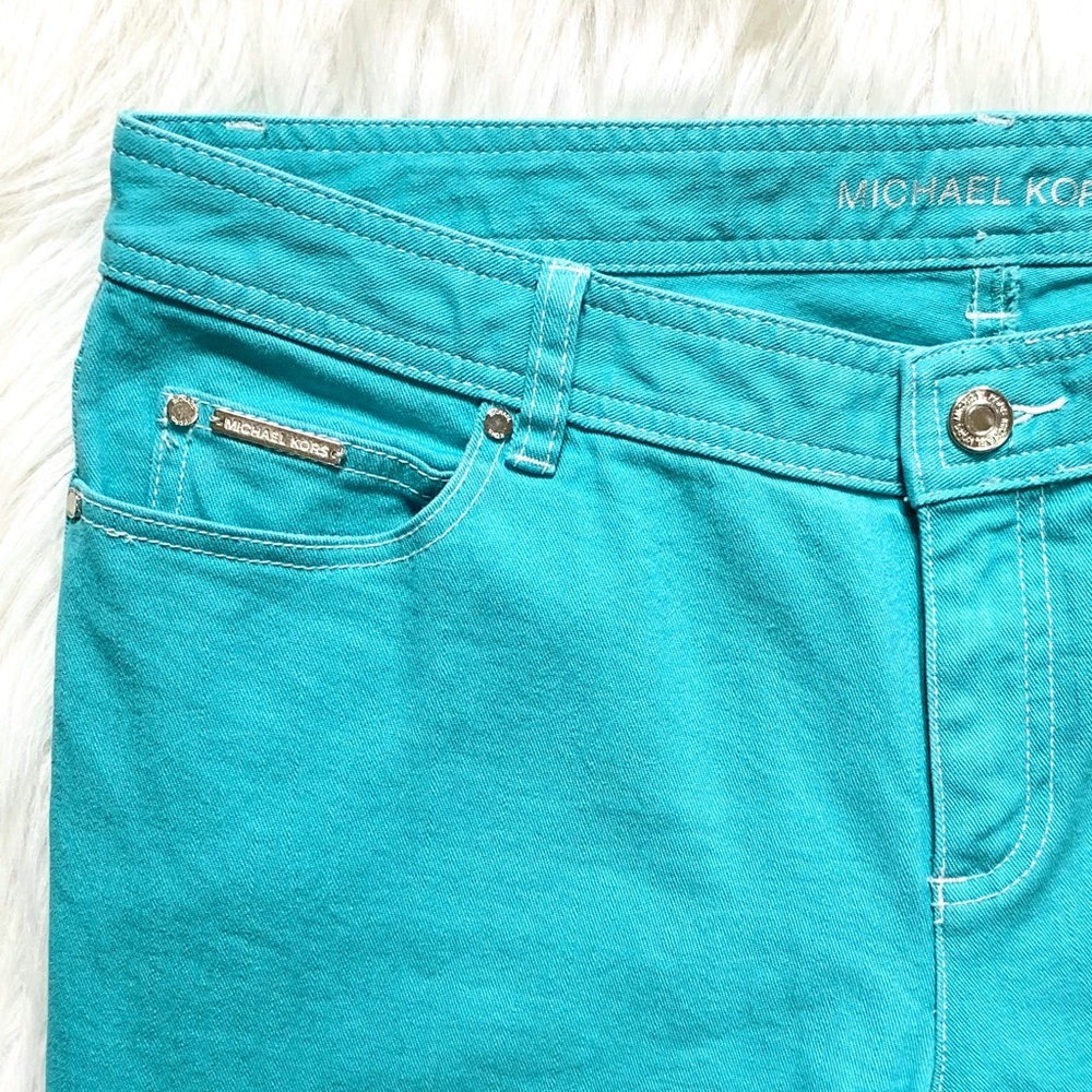 SOLD-Michael Kors Studded Logo Pocket Jeans - Picture 5 of 9